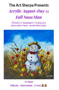 Fall Snowman