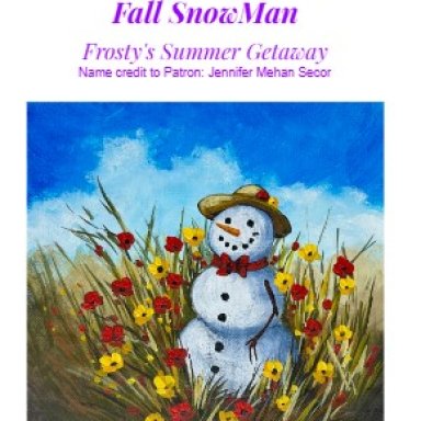 Fall Snowman