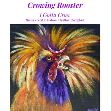 Crowing Rooster