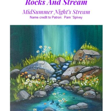 Rocks And Stream