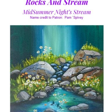 Rocks And Stream