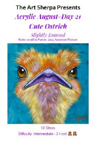 Cute Ostrich