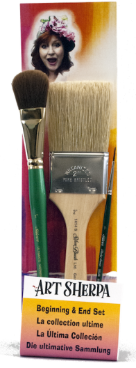 Crystal Brush Filbert Size 4 - Sam Flax Atlanta