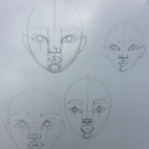 Believe Faces Sketches