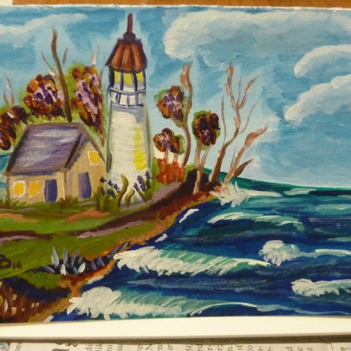 Art Sherpa - Lighthouse for Fathers Day card