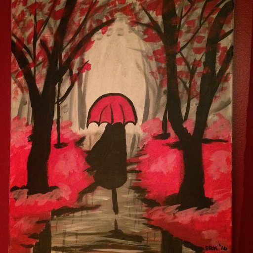 Walk in the Rain (Paint n Sip 2016)