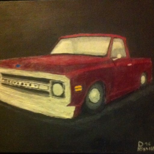 8X10 Acrylic - Chevy C10