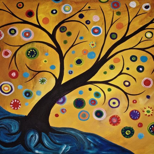 Abstract Bohemian Tree