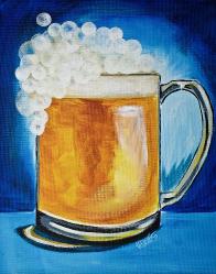 Easy Beginner Acrylic Painting BEER Bar ART - The Art Sherpa ...