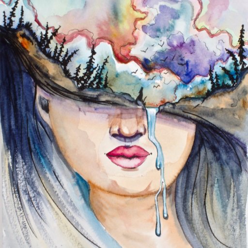 The Dreamer Watercolors