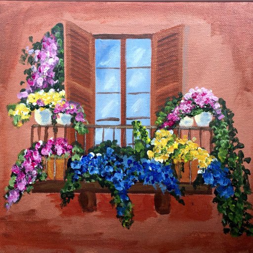 Flowers in the window