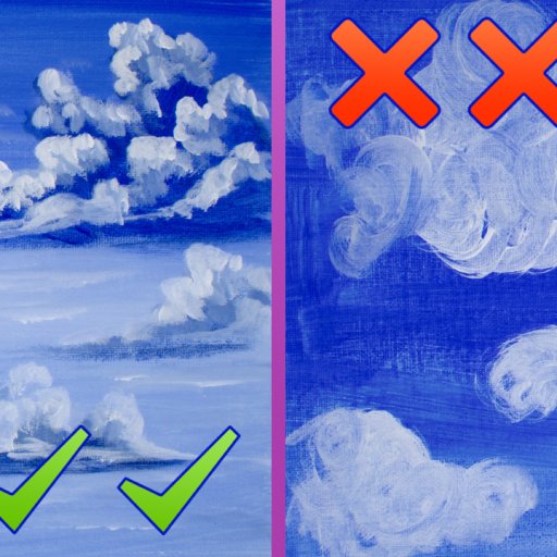 Dos and Don'ts how to paint  better clouds for Beginning Artists