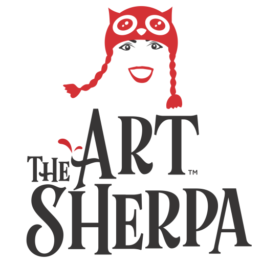 The Art Sherpa Logo Icon stacked