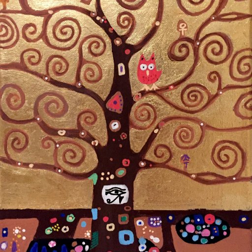 Tree of Life - Gustav Klimt style