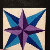 Quilt Star Ornament 