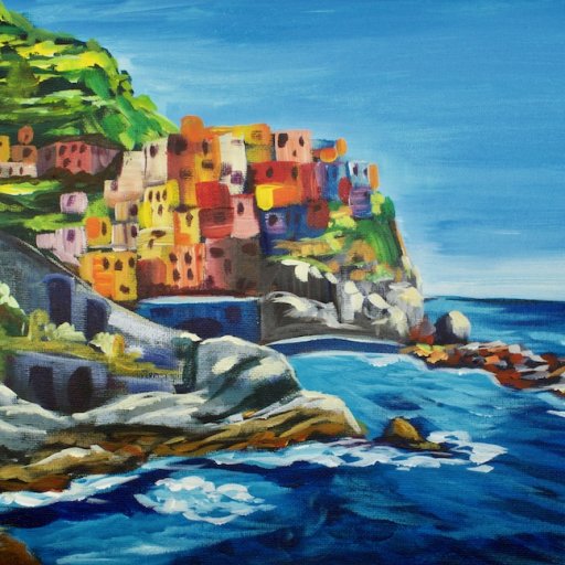 Manarola village Landscape The Art Sherpa