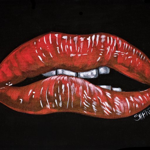Realistic Lips - Rocky Horror Picture Show The Art Sherpa