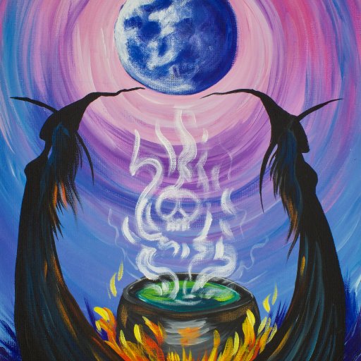  Witch Sisters Moon The Art Sherpa