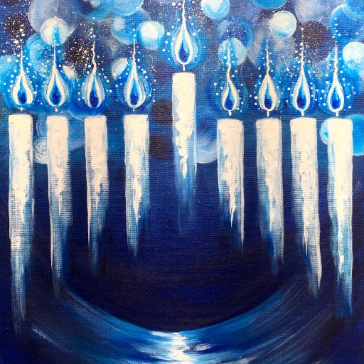  Hanukkah Menorah Step by Step The Art Sherpa