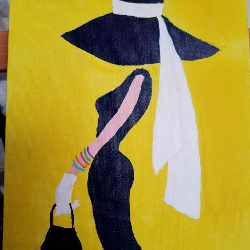 Miss Sophisticate in Acrylic
