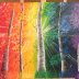 Rainbow Birches Tutorial -art sherpa