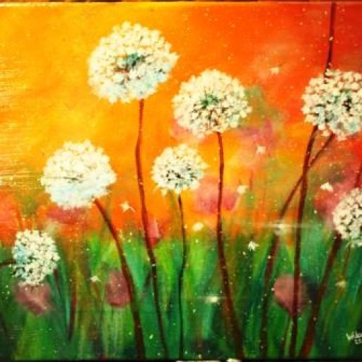 Feb 2018 Dandilions Angela Anderson lesson