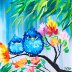 Blue  bird 