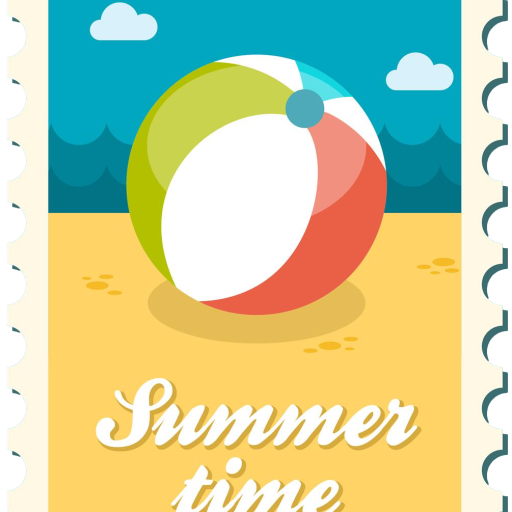 Summertime Stamp