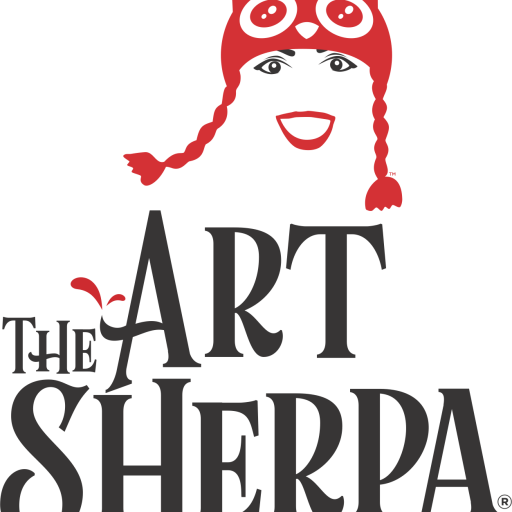 The Art Sherpa R Logo with icon