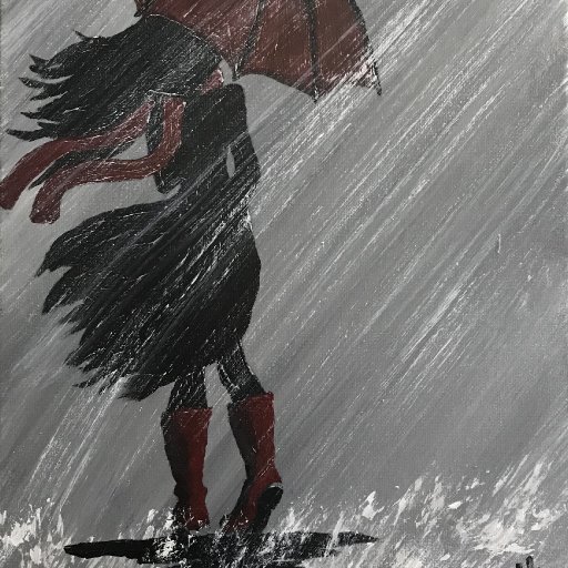 11 - Girl in the Rain 1 - Cinnamon tutorial