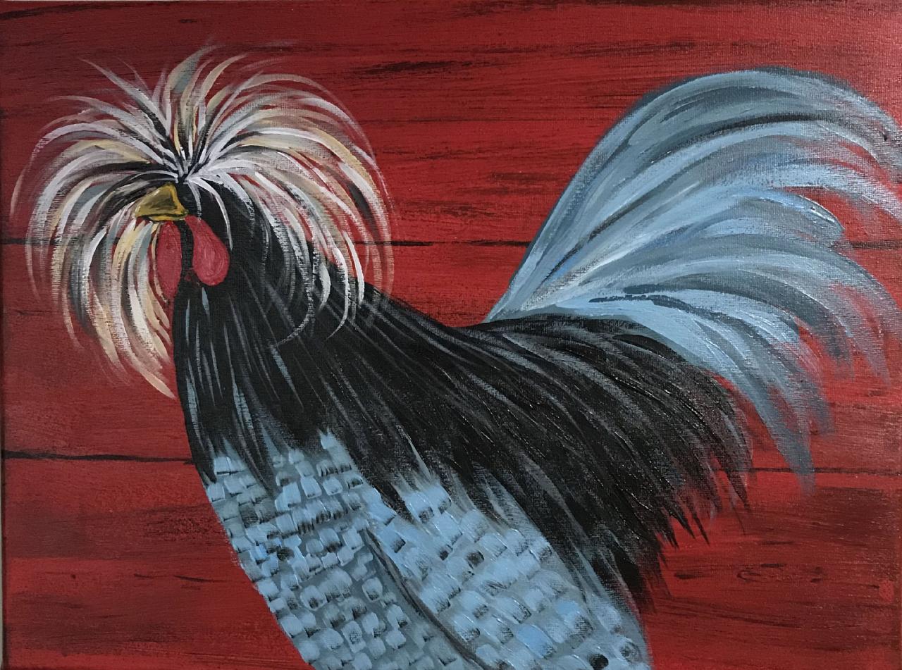 Image result for a blue rooster bell