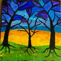 Stain Glass Trees