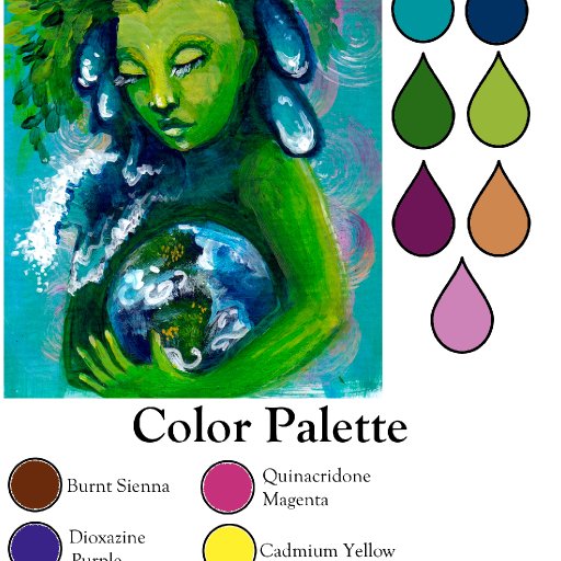 Color palette mother earth 