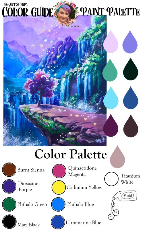 Color Palette Fantasy Falls Gallery The Art Sherpa Community The Art Sherpa