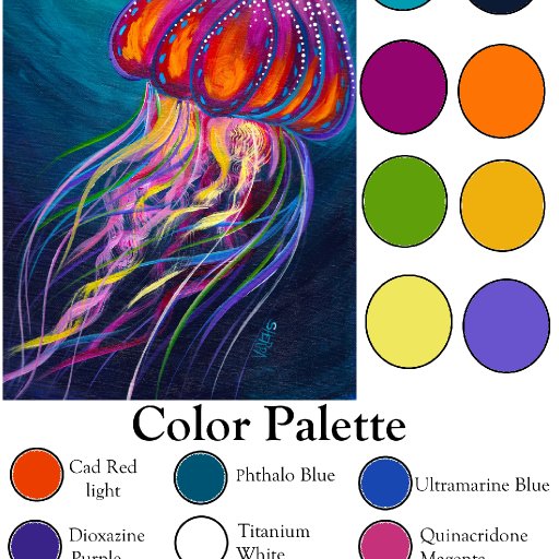 Color palette Blank Jelly Fish 