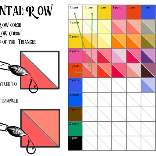 vidscreen acrylic april grid row 4 new