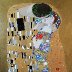 My rendition of Gustav Klimt's "The Kiss"