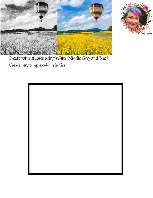Value Study Worksheet 7 - Gallery - The Art Sherpa Community | The Art ...
