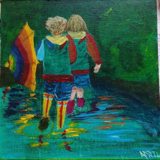 Acrylic April 14