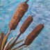 Cattails on Pond