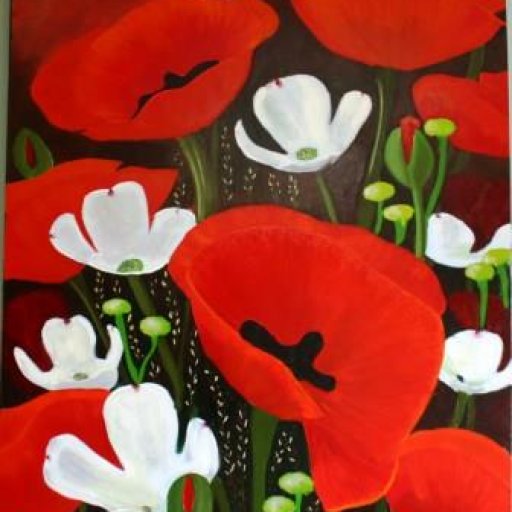 Poppies 36x48