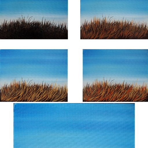 step by step How to paint Dry grass  copy