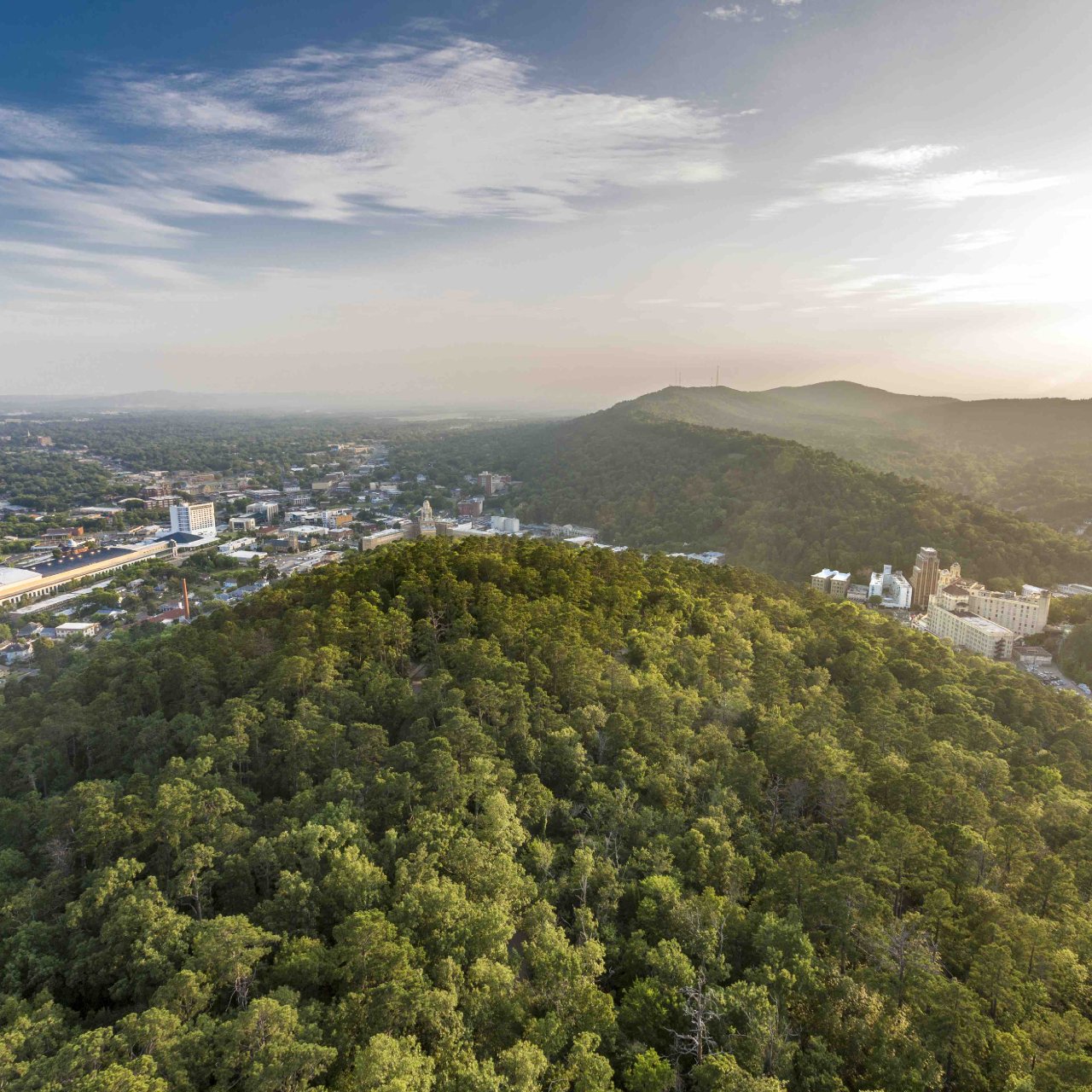 Aerial - Hot Springs, Arkansas