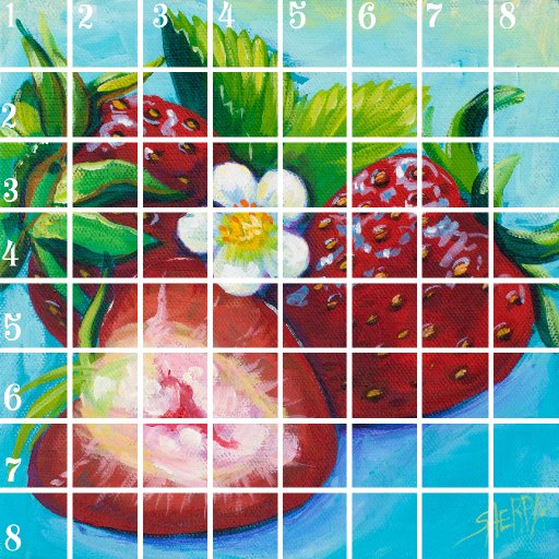 Acrylic April grid day 10 copy