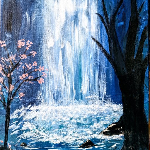 Water Fall - Mar 2020 - 1st painting