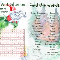 festive wordsearch