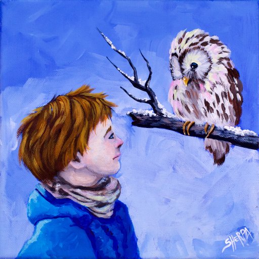 Boy and Owl from Narnia 09