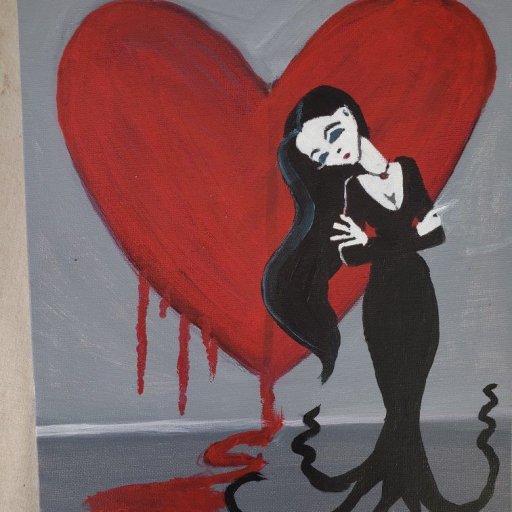 Morticia's dripping lovef