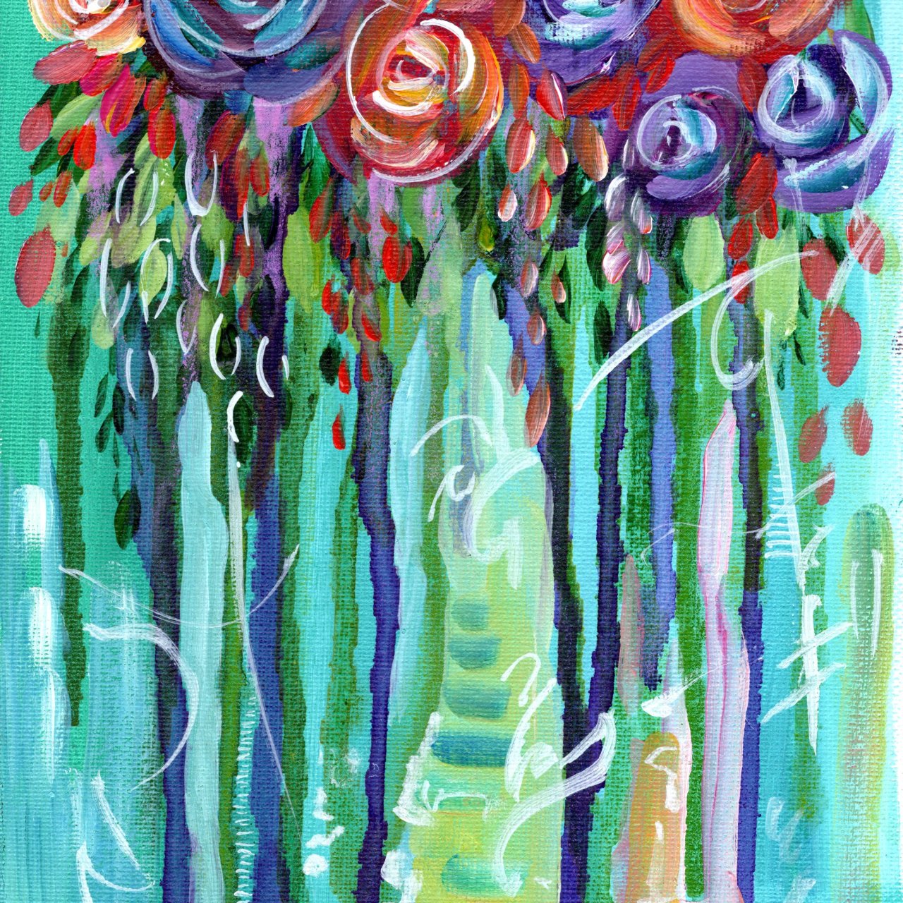 drippy watercolor 