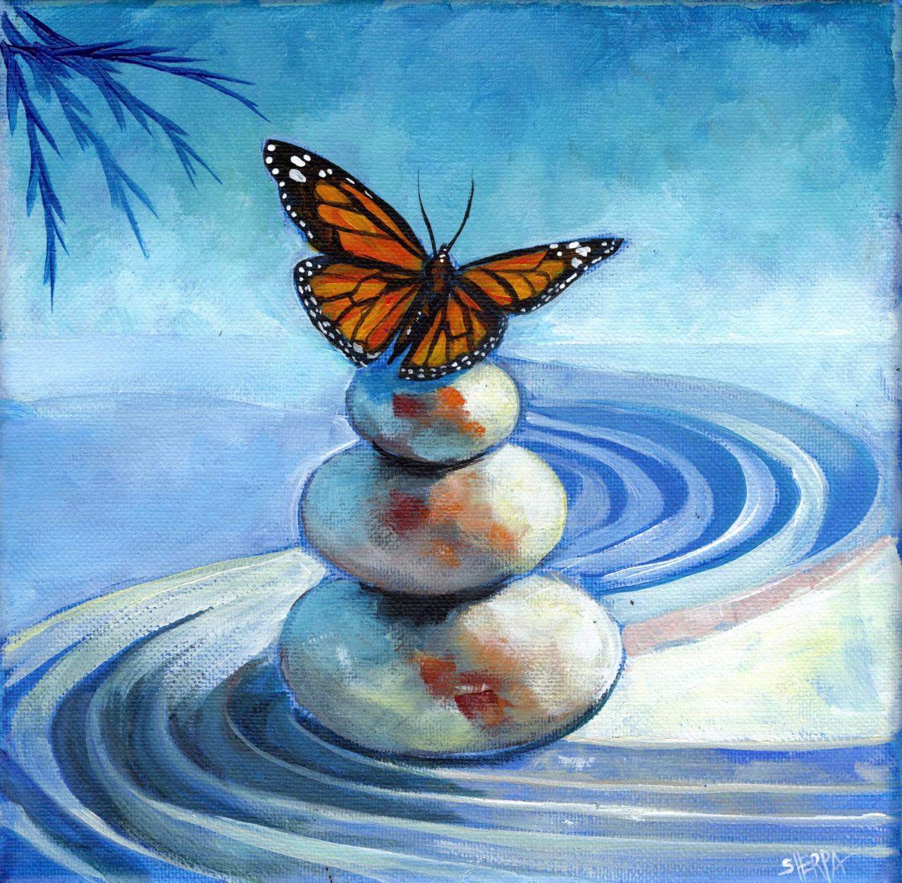 Zen Butterfly Final Gallery The Art Sherpa Community The Art Sherpa